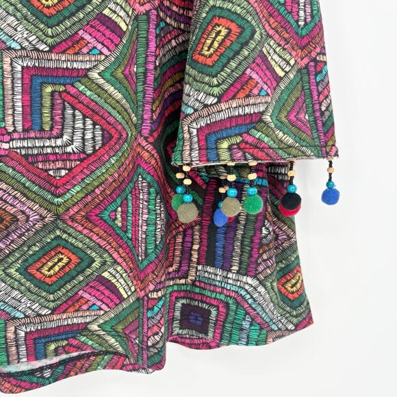 Soft Surroundings Rocco Branco Cold Shoulder Top Size M - Picture 4 of 7